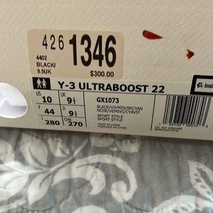 Adidas Y3 ultra boost 22